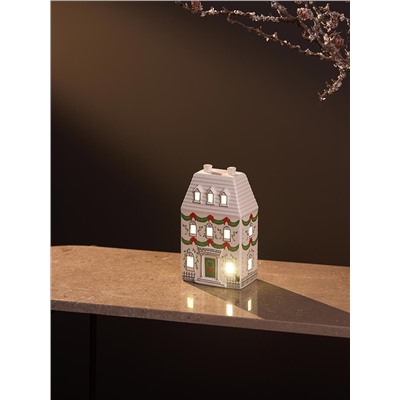 Домик с подсветкой Olgod из коллекции New Year Essential, 19см