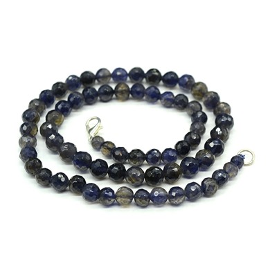 Бусы из Иолита шарик гр.6мм, 45см, 26,3г