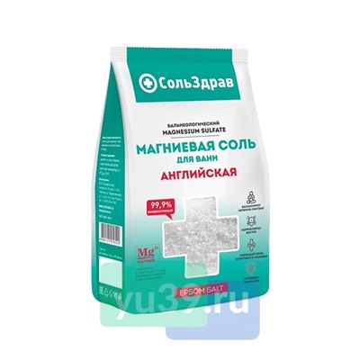 Соль Здрав для ванн магниевая Английская 800 гр