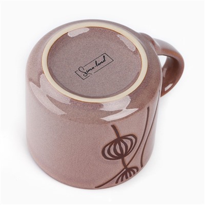 Кружка чайная керамическая «Абстракция», 320 мл, ручная работа