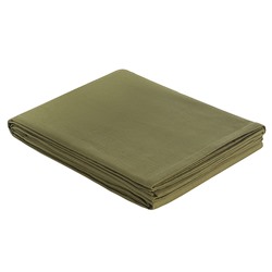 Скатерть из хлопка оливкового цвета из коллекции Essential, 170х250 см