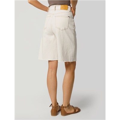 Шорты из эластичного денима