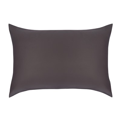 Комплект постельного белья из премиального сатина темно-серого цвета из коллекции Essential, 150х200 см