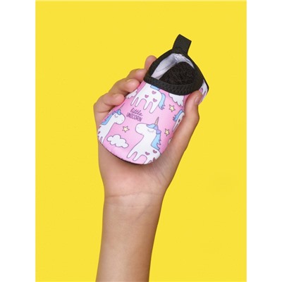 Коралловые тапочки аквашузы детские "Little unicorn"