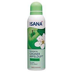 ISANA Rasiergel Apfel Гель для бритья Зеленое яблоко с глицерином 150 г