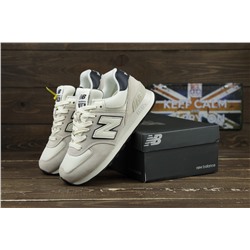 Премиальные New Balance 574 из натуральной замши