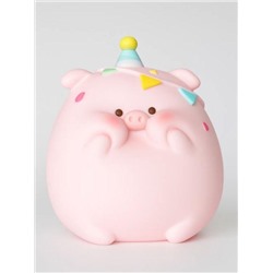 Копилка «Pig joy», pink (18,5 см), пластик