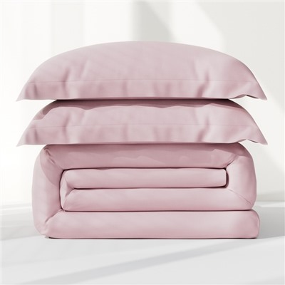 Постельное бельё Этель 1,5 сп Pink rose 143х215, 150х70+3-2 шт, мако-сатин, 114г/м2