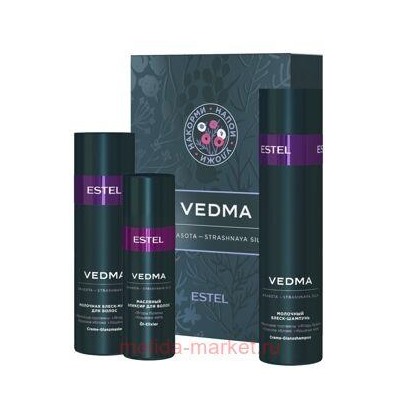 ESTEL Набор VEDMA (Шампунь 250 мл, маска 200 мл, масло-эликсир 50 мл)