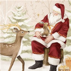 Полотенце Этель Christmas forest, 40×73 см, 100% хлопок, саржа 190 г/м²
