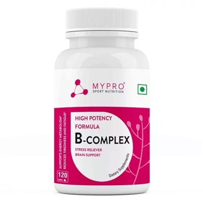 Комплекс Витамина В (120 кап), B-Complex, произв. Mypro Sport Nutrition