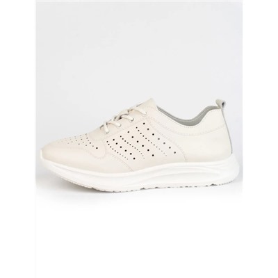 05-YD11-1D BEIGE Кроссовки женские (натуральная кожа)