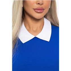 Блуза Жозетта (василько-белая) Б14840-3М