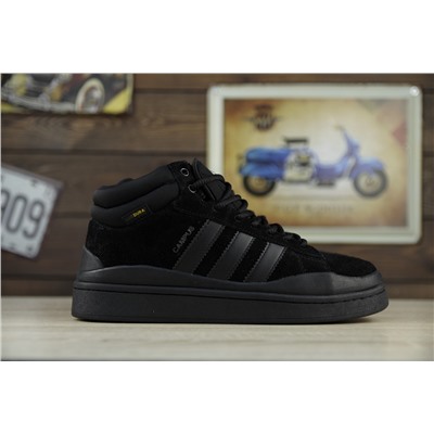 Зимние Adidas Campus из натуральной замши