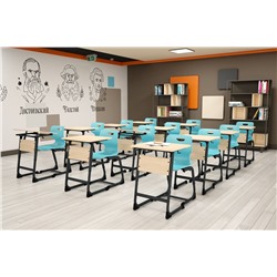 Cтол SHT-T-TN16/ 5-7
                        а5-7,одн,р белый снег / черный муар