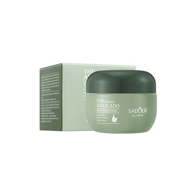 Питательный крем для лица с экстрактом авокадо SADOER The Organic Avocado Silky Hydrate Cream, 50 гр.