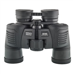 Профессиональный бинокль топ-класса Military Marine FMC 8x40 - Оптика с многослойным покрытием для яркого и контрастного изображения даже в условиях плохого освещения. Качественное увеличение х8, призма - Porro BAK-4, поле зрения - 112/1000 м №9