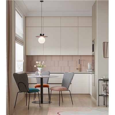 Стул Pompadour, велюр, изумрудный