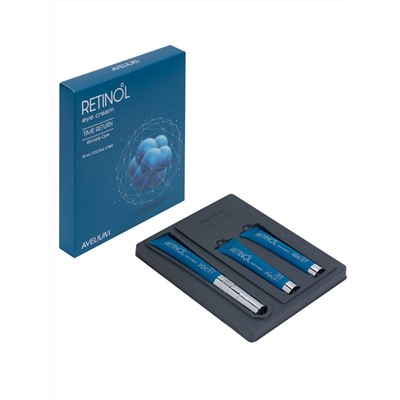 AVELIUM Крем для кожи вокруг глаз с ретинолом / Retinol Eye Cream Time Return Wrinkle Care, 15 мл x 3 шт.