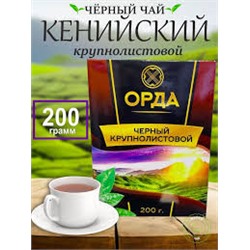 Чай Орда ЗДОРОВЬЕ черн гран+черн.лист+зелен.лист 200гр
