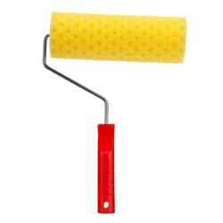 Валик "Структурный" поролоновый с ручкой, "горошек", 230 мм, D 80 мм, D ручки 6 мм MTX