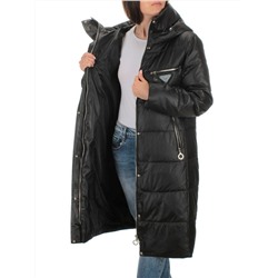 S21119 BLACK Куртка зимняя женская (150 гр. холлофайбера)