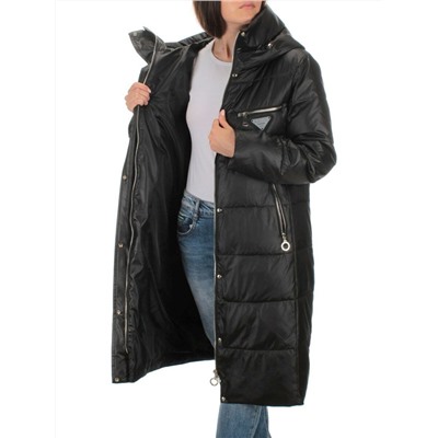 S21119 BLACK Куртка зимняя женская (150 гр. холлофайбера)