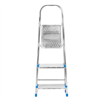 Стремянка, 3 ступени, стальная, оцинкованная Сибртех