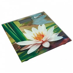 Весы 180 кг 26×26 см электронные напольные ВАСИЛИСА ВА-4011 "Кувшинка"