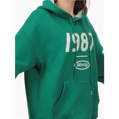 PG-I990I-2313 GREEN Худи женское (90% хлопок, 10% полиэстер)