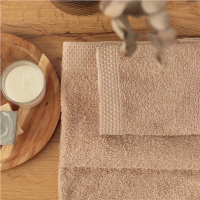 Набор махровых полотенец LoveLife "Natural stone" 3 шт: 70х130,50х80,30х50см хл100%
