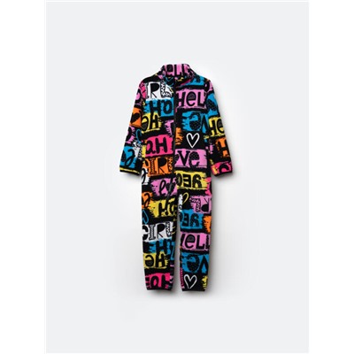 Комбинезон флисовый для девочки