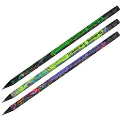 Карандаш ч/гр HB Berlingo Neon Paradise дерево с ластиком ассорти BP01308/36/Китай