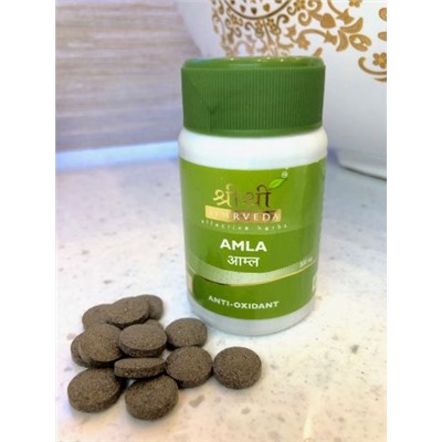 Amla , АМЛА  Sri Sri Ayurveda ,60 таблеток