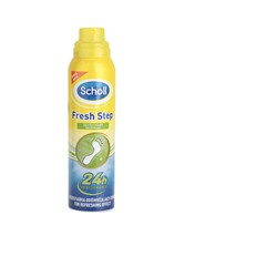 Scholl Fuss Extra Fresh спрей для ног, мягкий дезодорант для ног с длительным действием против неприятных запахов, 150 мл