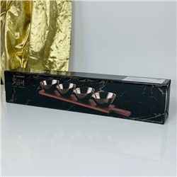 232-022 Набор из 4 салатников 11см на подставке ВИНТАЖ в под.уп.(х12)Фарфор