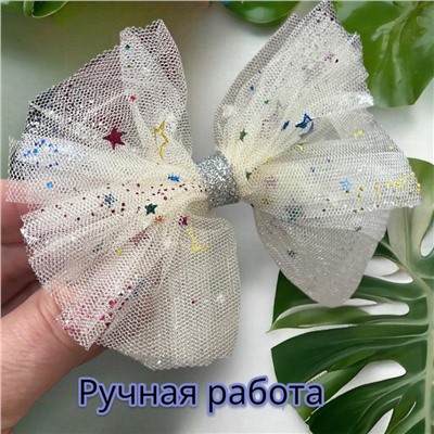 Заколка для волос "Уточка" с бантом УТ17 тип 1