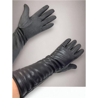 Перчатки женские удлиненные сенсорные Арт 20А Цвет серый