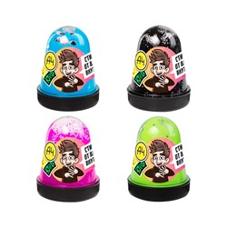 Слайм Slime "Влад А4", фиолетовый/черный/зеленый/бирюзовый, 130г., ассорти