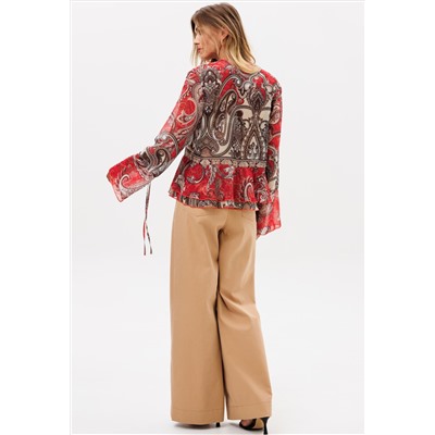 Блуза Gizart 15403 терракот