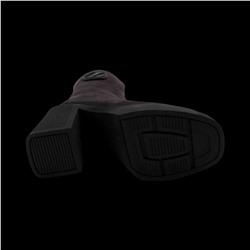 Ботинки из натуральной кожи на меху РА 20-3 темно фиолетовые