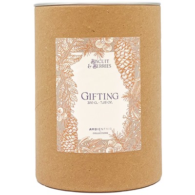 Свеча ароматическая Gifting, Bisquit&Berries, 40 ч