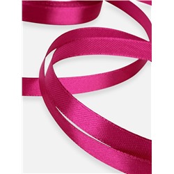 Лента атласная, 10 мм, 23±1 м, ярко-розовая №95