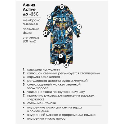Комбинезон зимний для мальчика