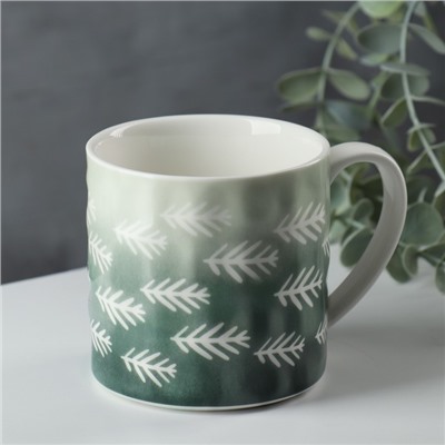 Кружка керамическая новогодняя Forest, 350 мл