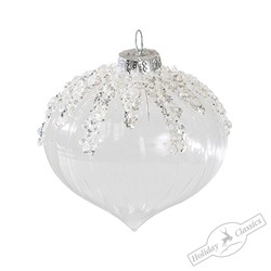 Капля "Ледяной купол" (стекло прозрачное) 8х8х7 см