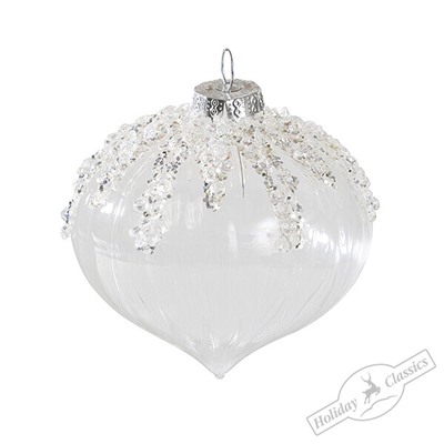 Капля "Ледяной купол" (стекло прозрачное) 8х8х7 см