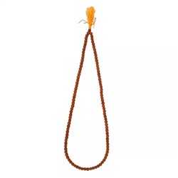 Четки из Рудракши Панчамукхи (5 мукхи), Panchamukhi (five-faced, 6,5 mm) Rudraksha Mala, произв. Isha Life