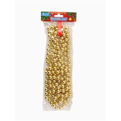 Бусы на ёлку «Шары», длина 2.7 м, d=12 мм, МИКС