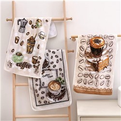 Полотенца “Кофе” С Люверсом 35*75 Махра